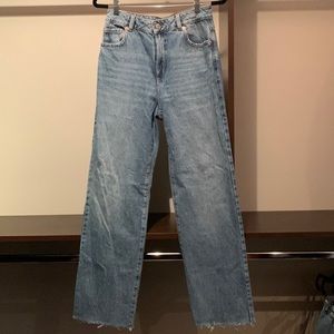 Raw Hem Denim -Garage